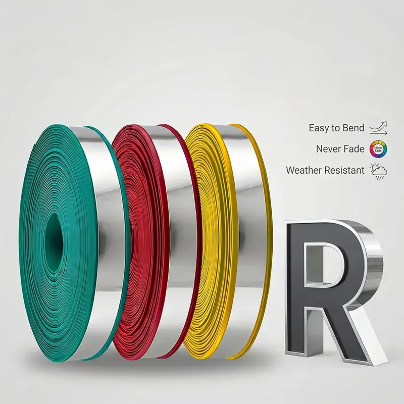 LED Channelletter Plastic Coated Trim